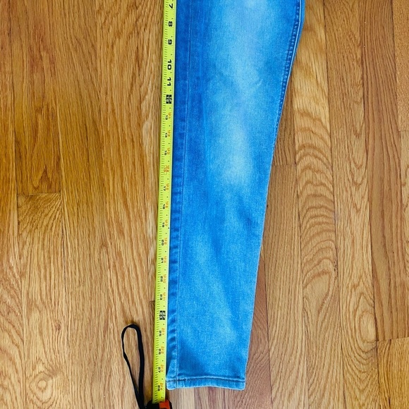 Gap 1969 Easy Legging Jeans 29R Womens Light Indigo Wash Stretch Denim Mid Rise - Picture 5 of 12